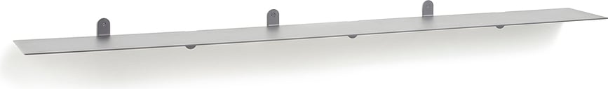 Sienas plaukts N°4 198 cm, gaiši pelēks