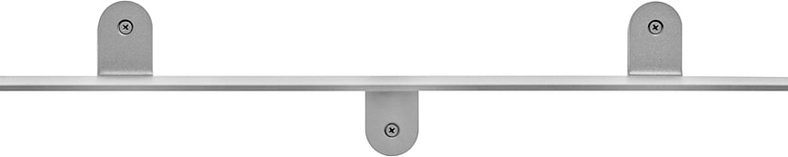 Sienas plaukts N°4 198 cm, melns