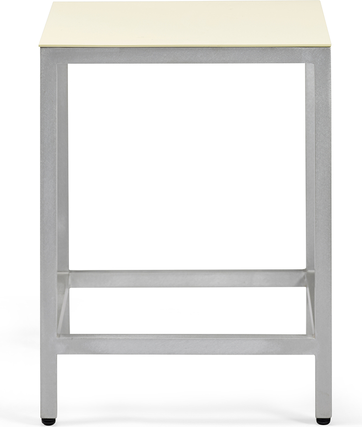 Taburete Alu, 45 cm, pelēks