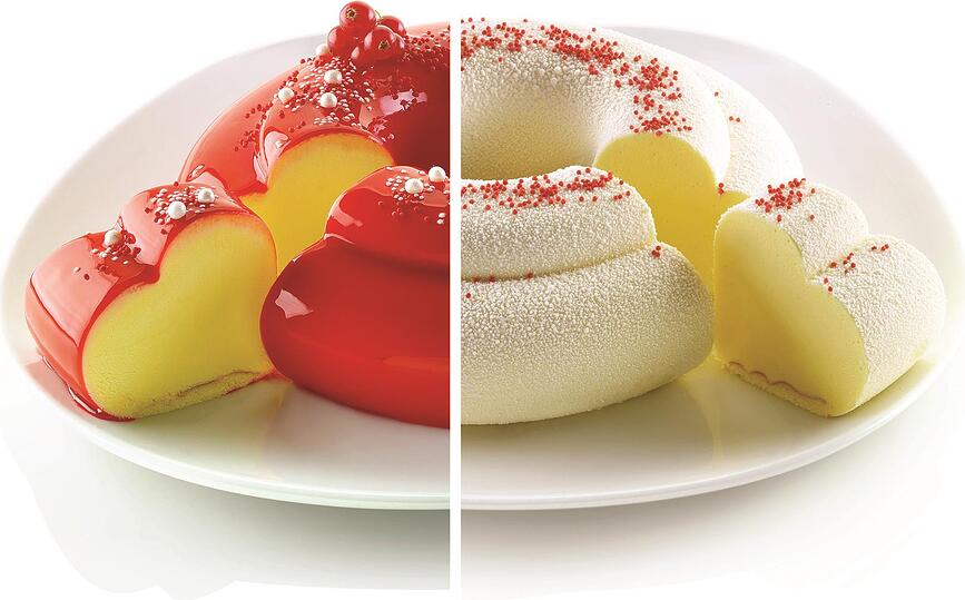 Abbraccio Moule à Gâteau, en silicone