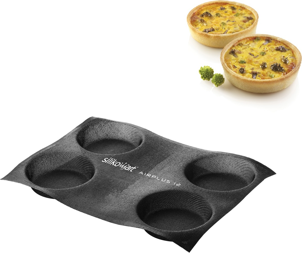 Air Plus 12 Form für Tartelettes Silikon