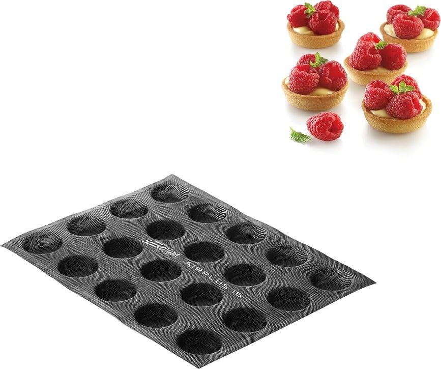 Air Plus Moule à Tartelettes 16 empreintes, en silicone