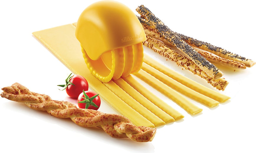 Bake N Roll Teigschneider Roller für Knusper-Stangen