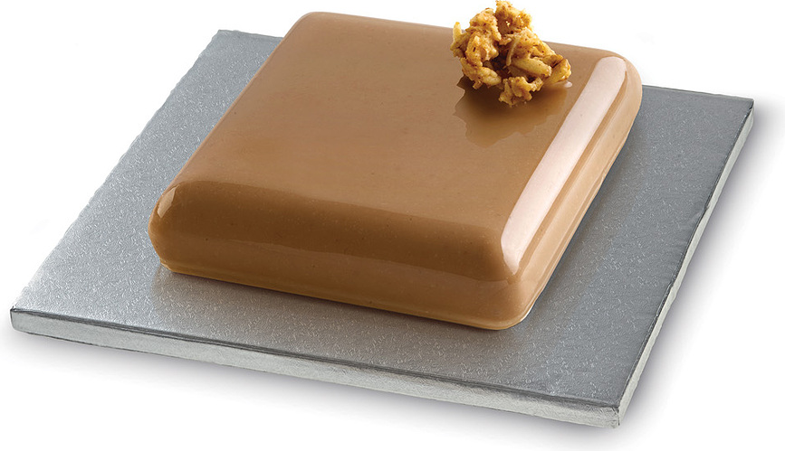 Base para Tarta Silikomart, 35 x 35 cm, dorado