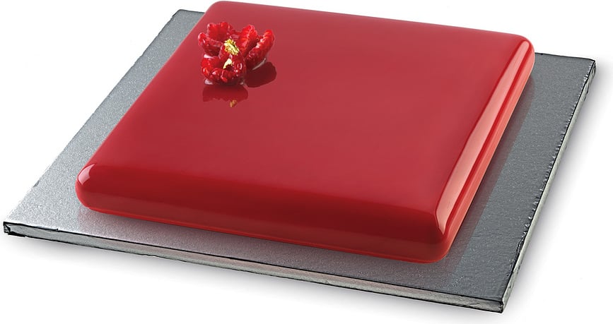 Base para tarta Silikomart, 45 x 45 cm, dorado