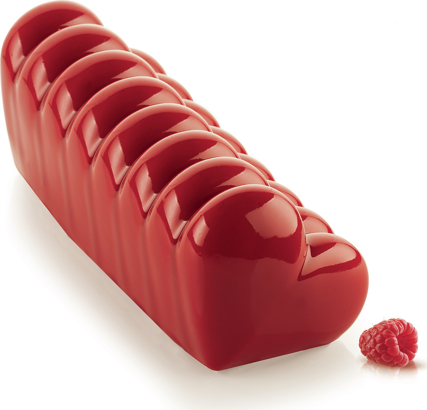 Bûche Coeur Model za peko, v obliki srca