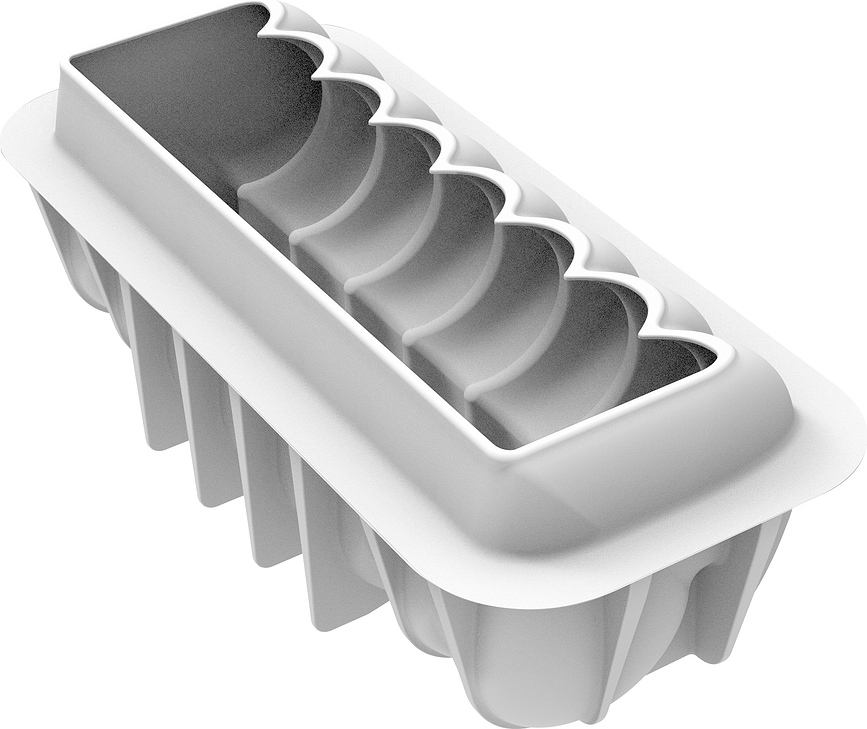 Bûche Coeur Moule à Bûche, forme cœur