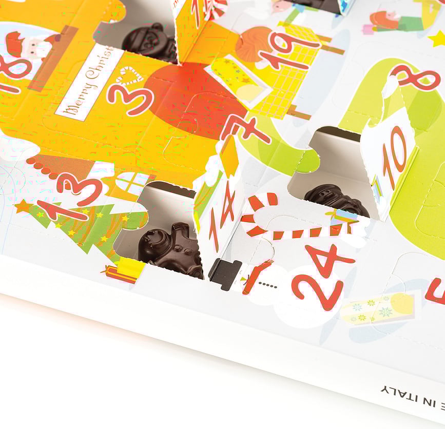 Calendario de Adviento DIY Gift Box Creative Xmas Countdown, 2 unidades