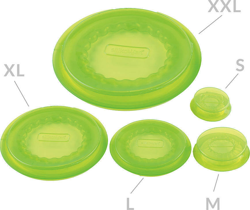Capflex S Καλύμματα σιλικόνης, πράσινα, 3 τμχ