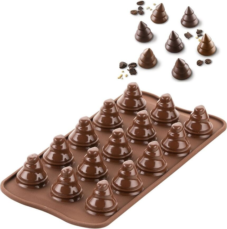 Cepumu cepšanas forma Choco Trees silikona