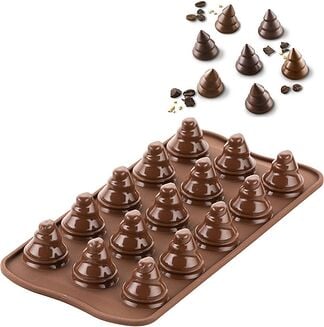 Cepumu cepšanas forma Choco Trees silikona