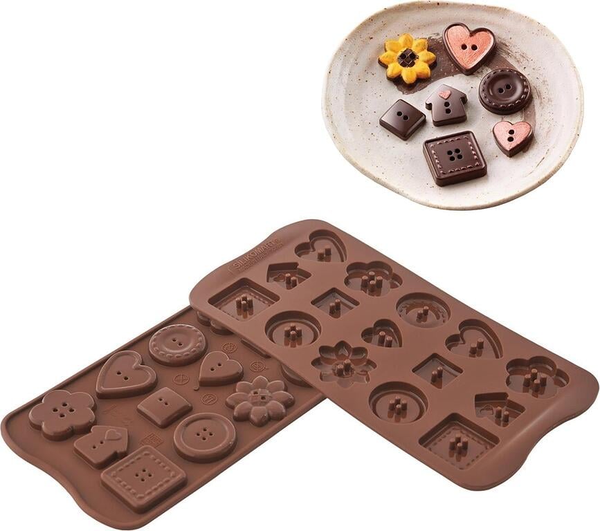 Cg29 Choco Botton Form für Schoko-Pralinen Silikon