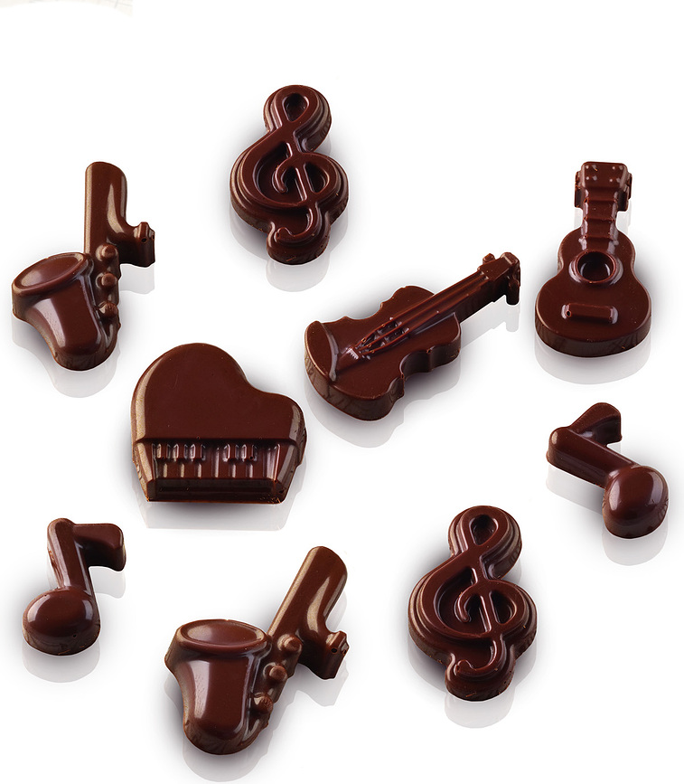 Choco Melody Scg43 Moule à Chocolats en silicone