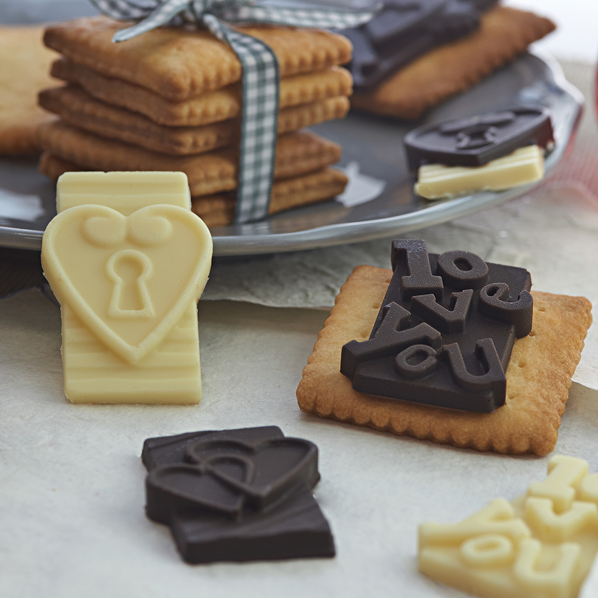 Choco Tags In Love Sf196 Kalup za čokolade silikonski