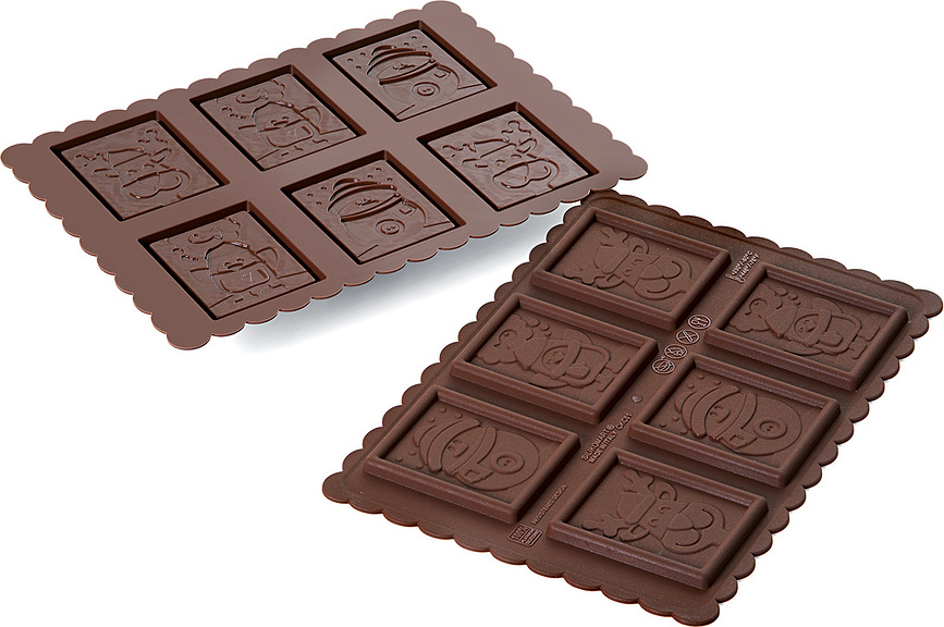 Ckc01 Moule à Biscuits, en silicone, forme Bonhomme de Neige Slim