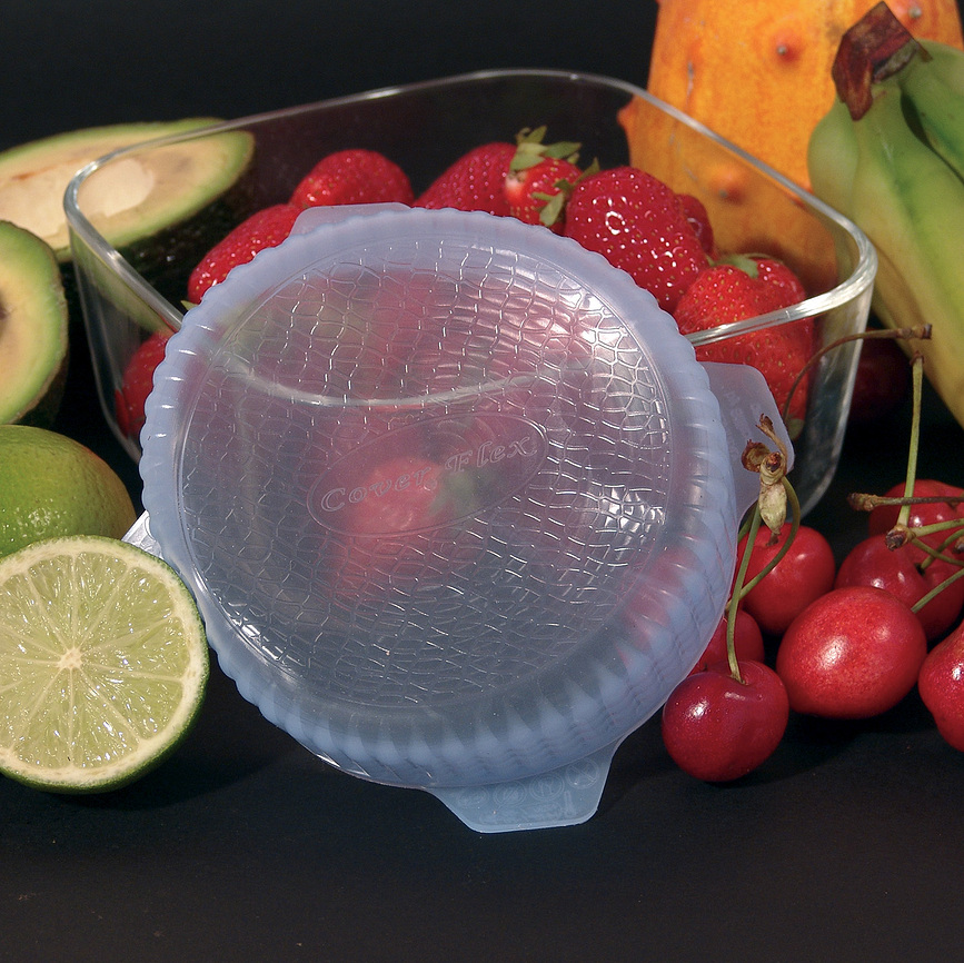 Coverflex Poklopac 16 cm silikonski transparentni