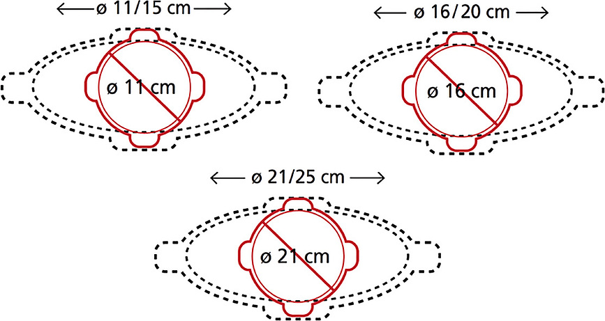 Coverflex Poklopci silikonski 3 kom.