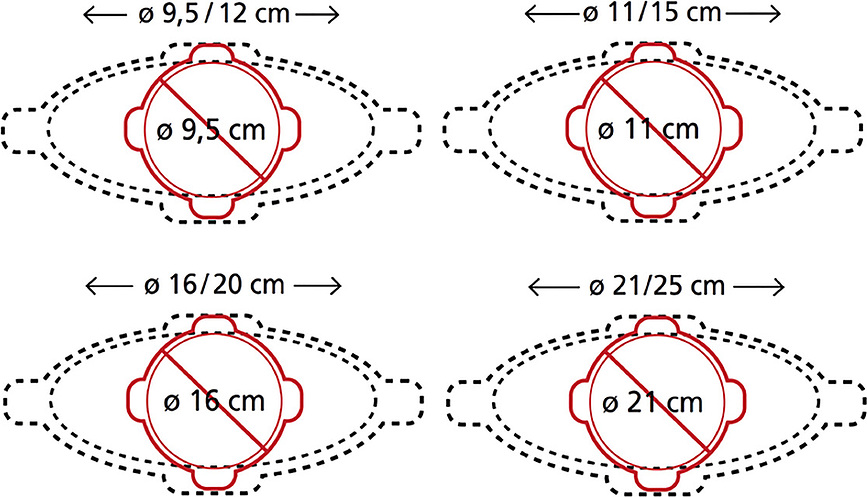 Coverflex Pokrovke, silikonske, 4 kosi