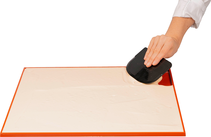 Covoraș de copt din silicon Tapis Roulade 48 x 28 x 2 cm, portocaliu