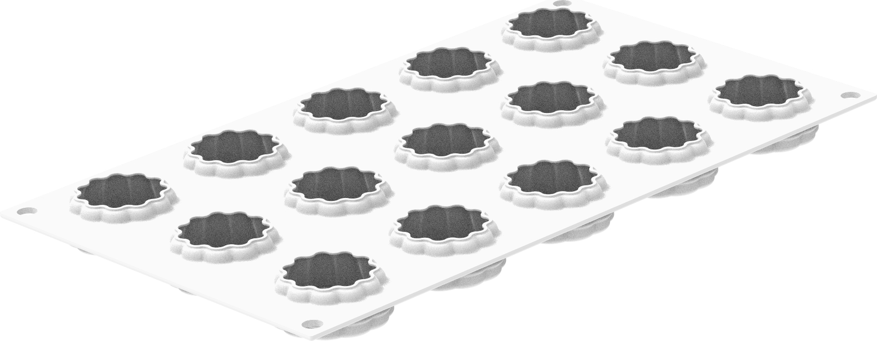 Crostata XS 20 Silikon-Portionsbackform