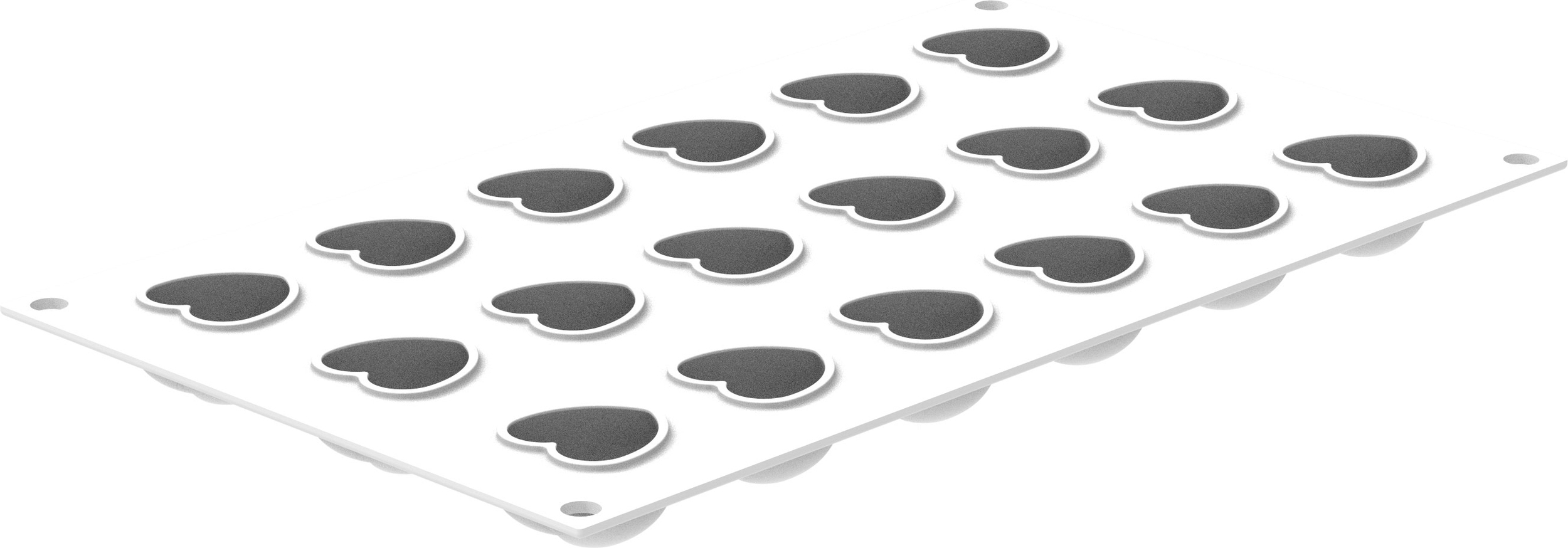 Cuore XS 13 Portionsbackform Silikon