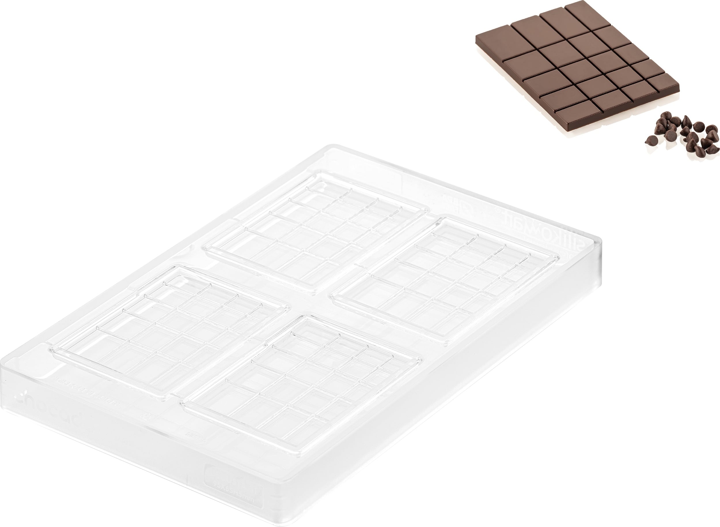 Degusta01 T Form für Schoko-Pralinen