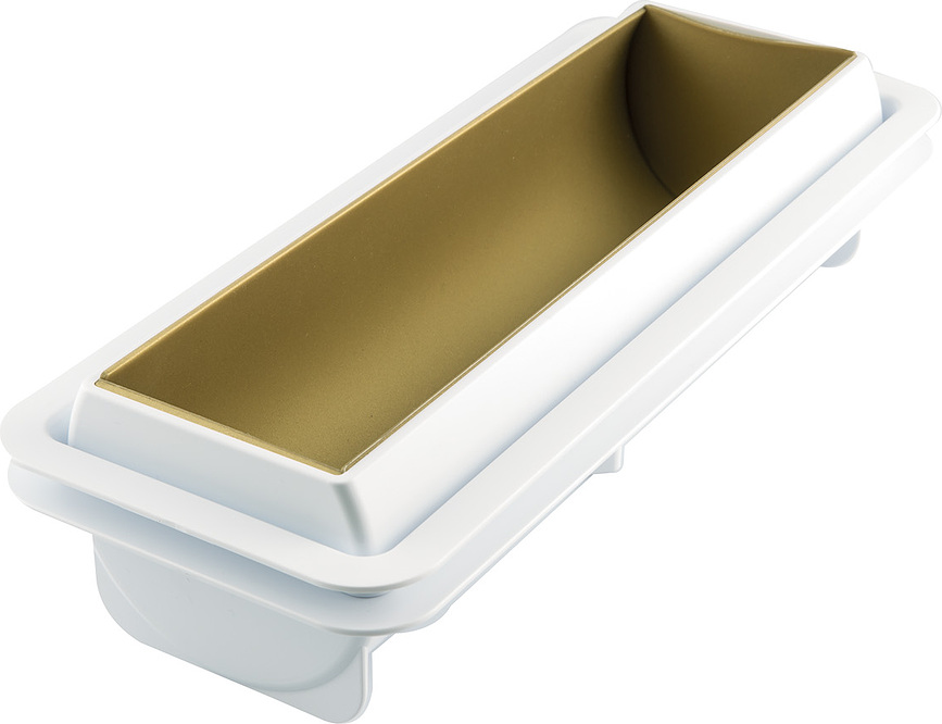 Diamond Buche Moule à Bûche sans cuisson, avec tapis texturé pour décoration, Set 2 pièces