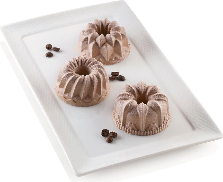 Fantasy Kalup za 6 mini kuglofa s rupom Sf061