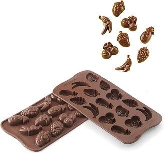 Forma na pralinky Scg32 Choco Fruits silikónová