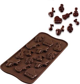 Forma na pralinky Scg43 Choco Melody silikónová