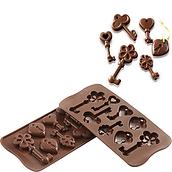 Forma šokoladui Scg33 Choco Keys iš silikono