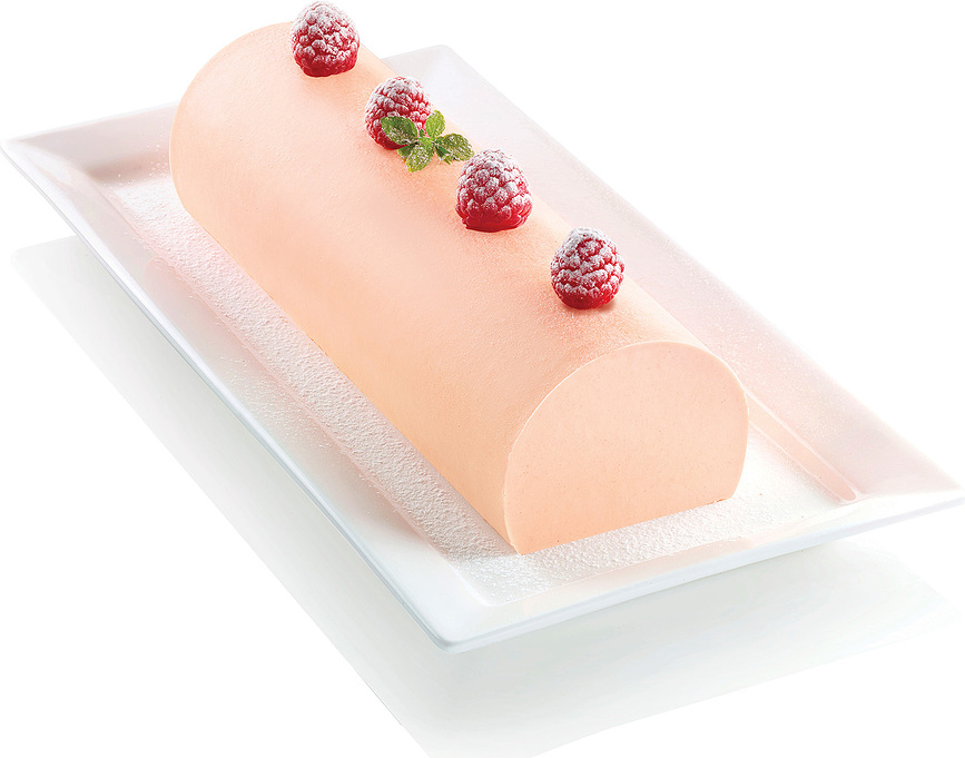Frozen Buche Kalup za tortu s strukturnom podlogom za dekoraciju Set od 2 dijela