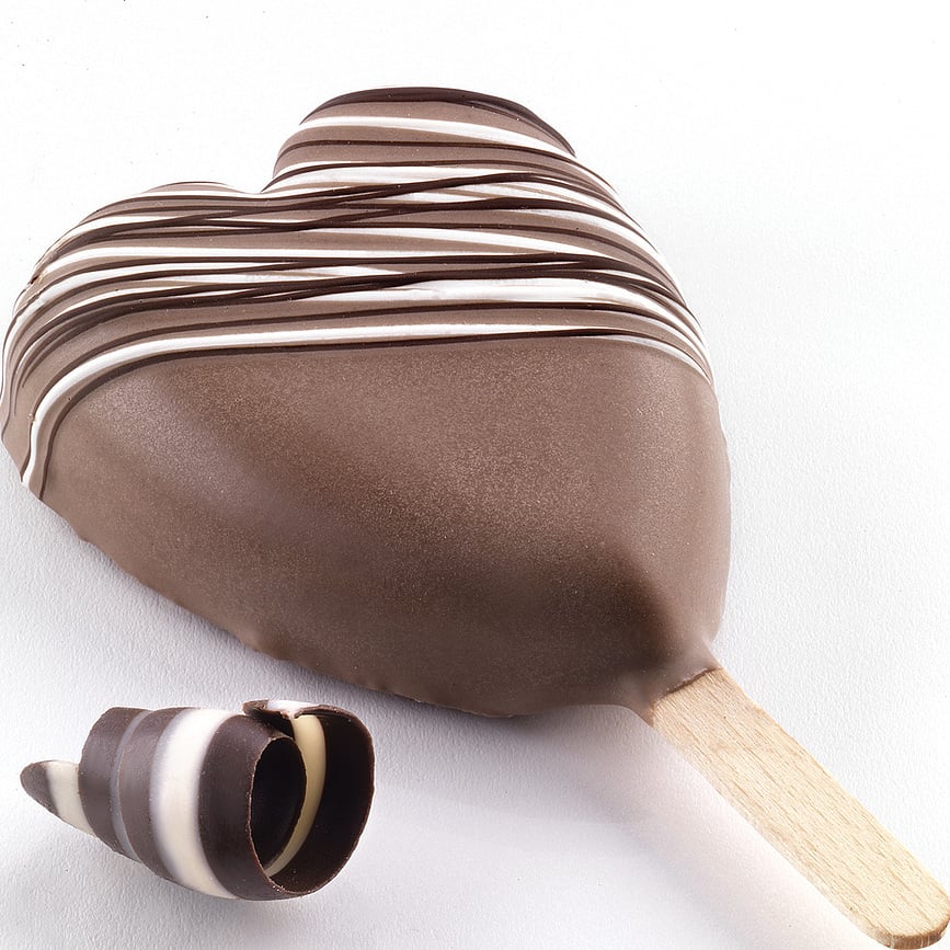 Gel03m Mini Heart-Ic Φόρμα Παγωτού, μίνι, σε σχήμα καρδιάς