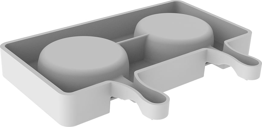 Gel19 Φόρμα Παγωτού σιλικονένια, με ξυλάκια