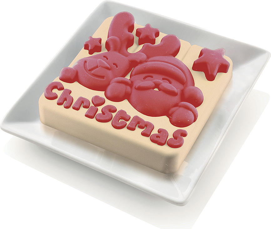 Jingle Bells Moule à Gâteau, en silicone