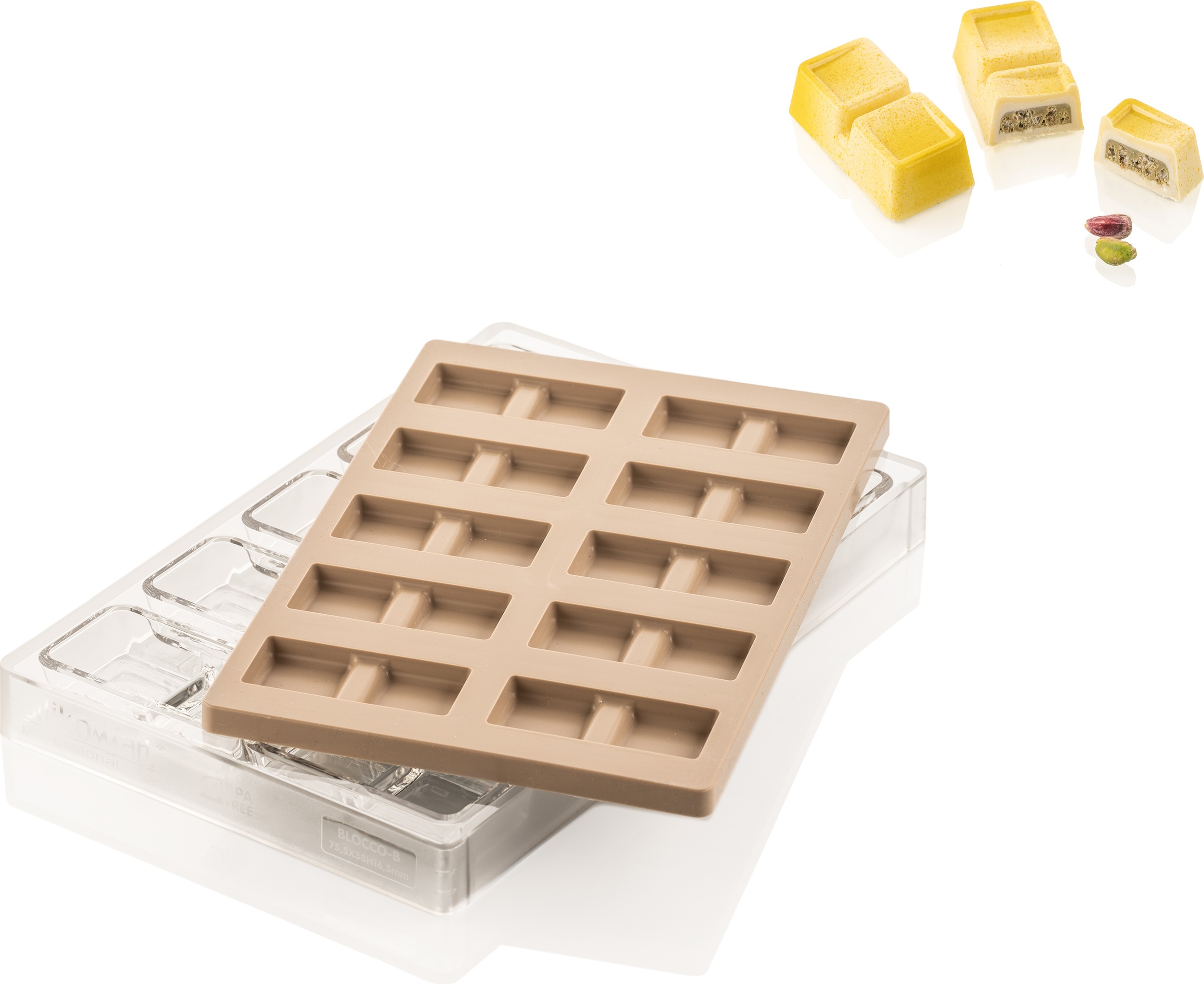 Kit Blocco B Form für Schoko-Pralinen