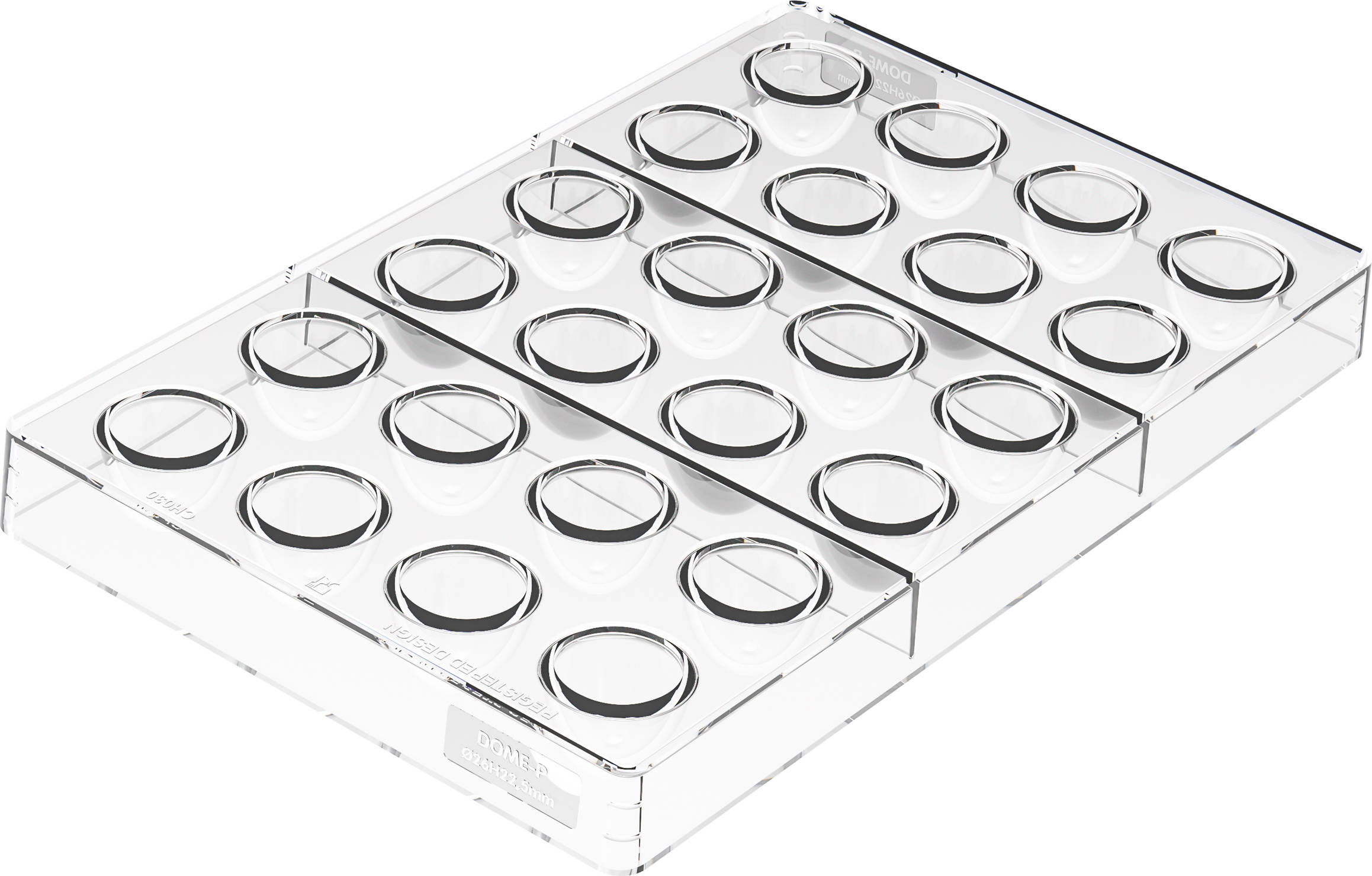 Kit Dome 01 Form für Schoko-Pralinen