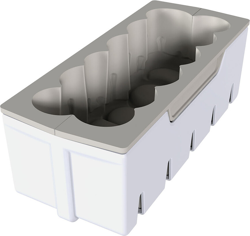 Lumière Moule à Gâteau pour desserts sans cuisson, en silicone