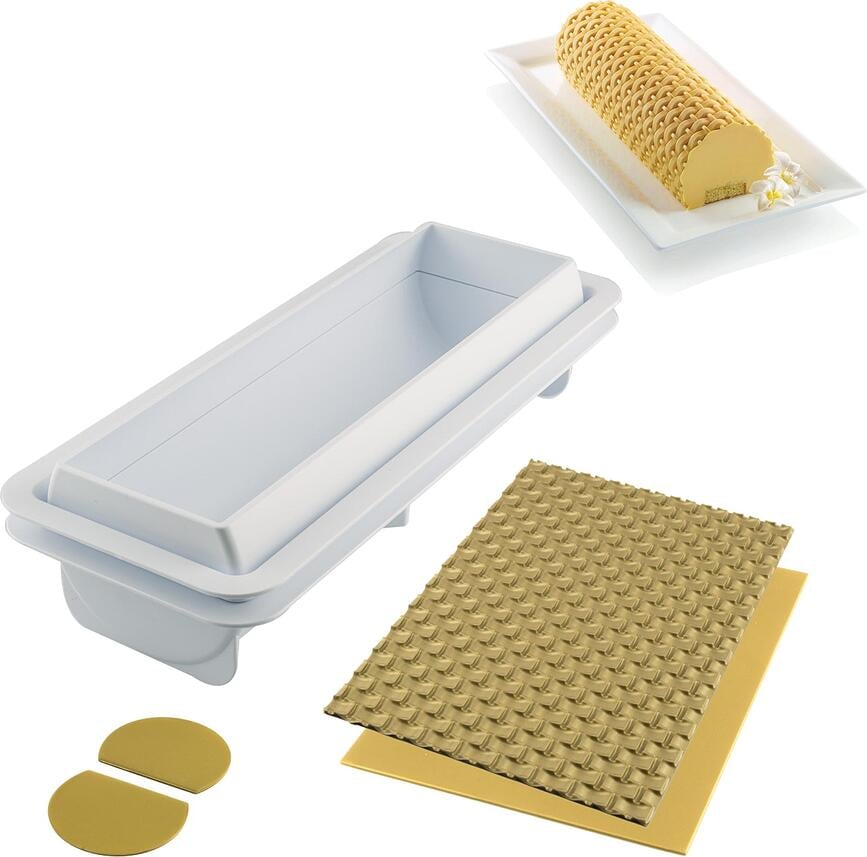 Magic Buche Kalup za kolače s podlogom za dekoraciju Set od 2 dijela