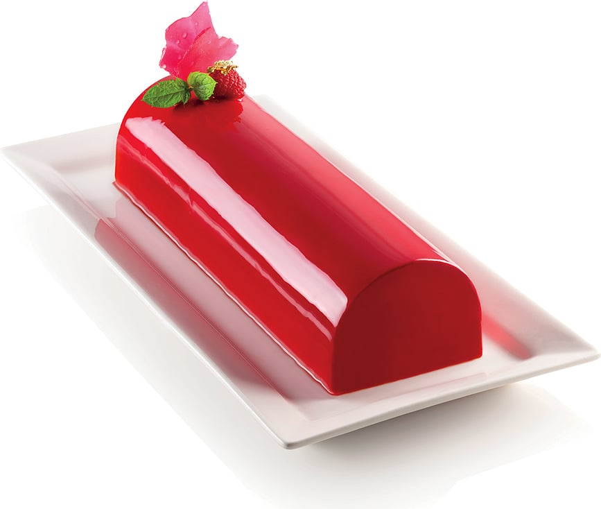 Magic Buche Φόρμα για κορμό, με ανάγλυφη επιφάνεια διακόσμησης, Σετ 2 τεμαχίων