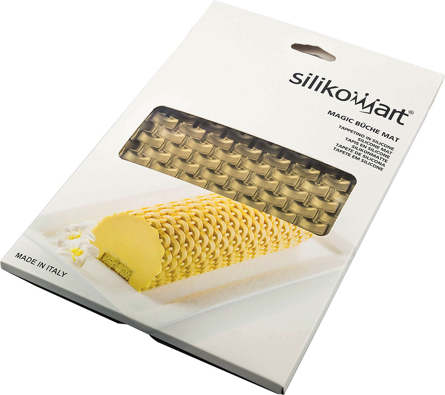 Magic Buche Tapis de décoration structuré pour Bûche, en silicone