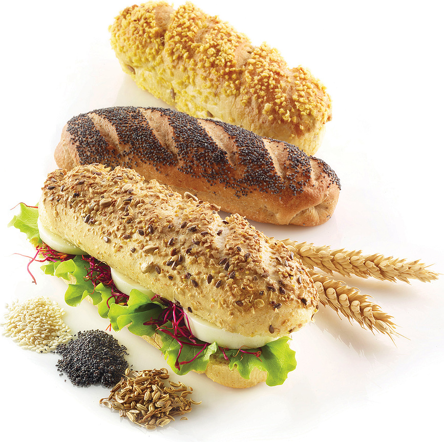 Mini Baguette Bread, pekač za hot dog žemljice