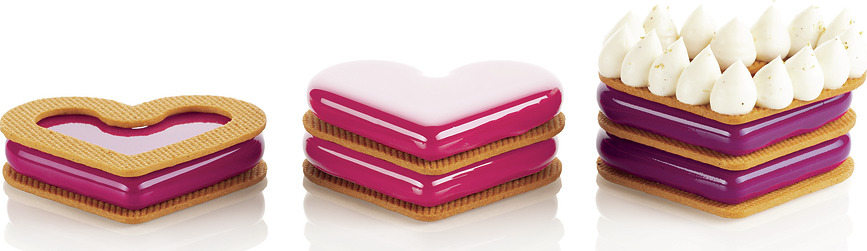 Mini Love Story Φόρμα για Μπισκότα, σιλικόνης, mini