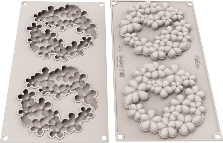 Molde de Repostería de silicona Flower Power