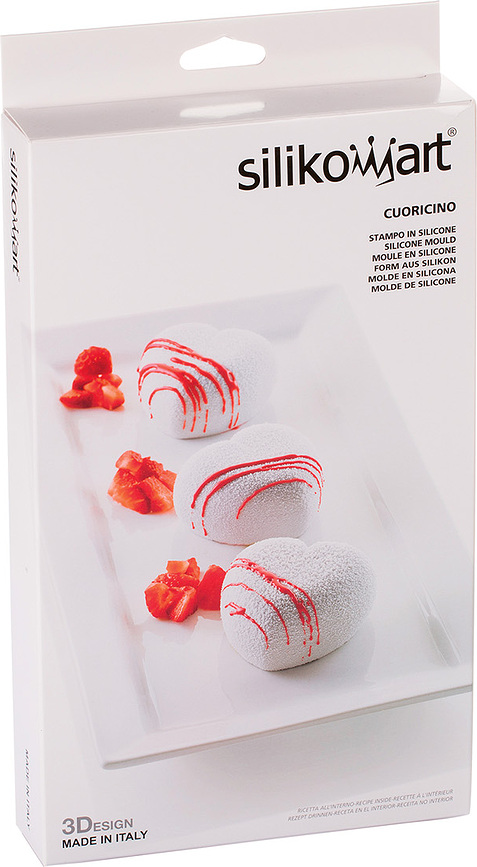 Molde de silicona Cuoricino, para galletas