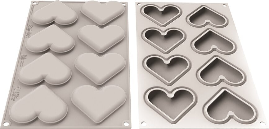 Molde de silicona Mini Love Story, para galletas