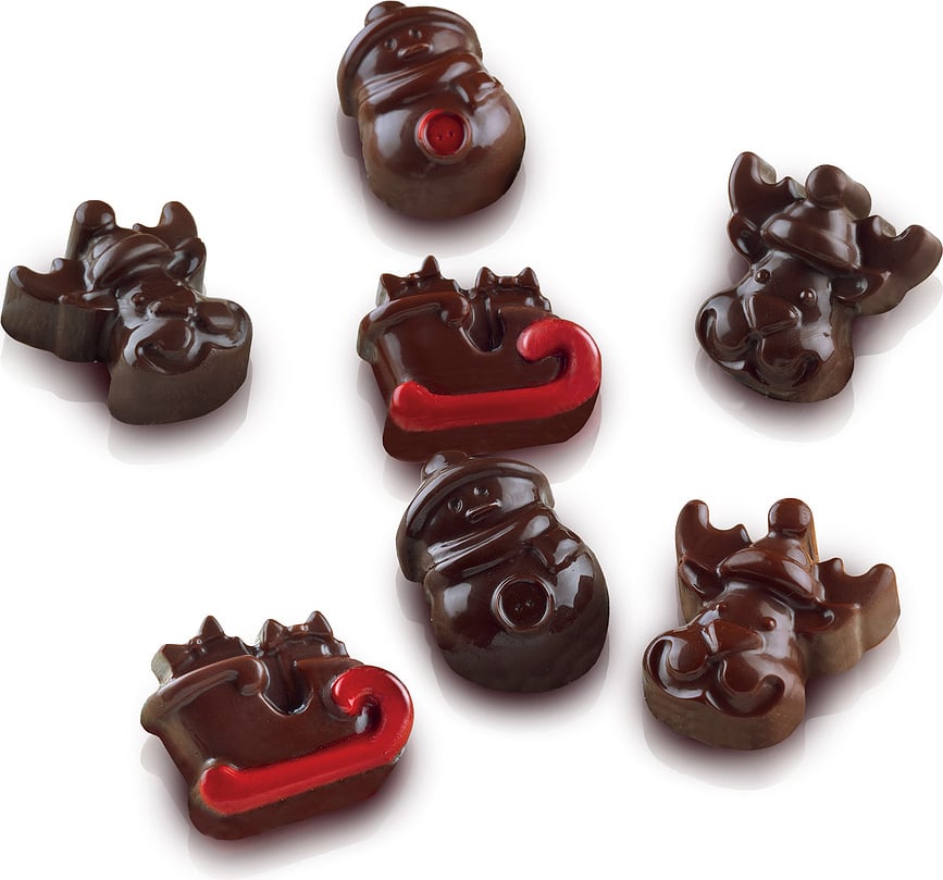 Molde de silicona para bombones Scg23 Choco Winter