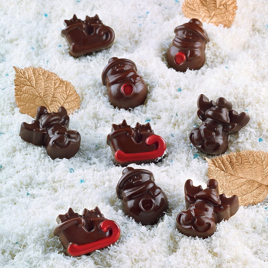 Molde de silicona para bombones Scg23 Choco Winter