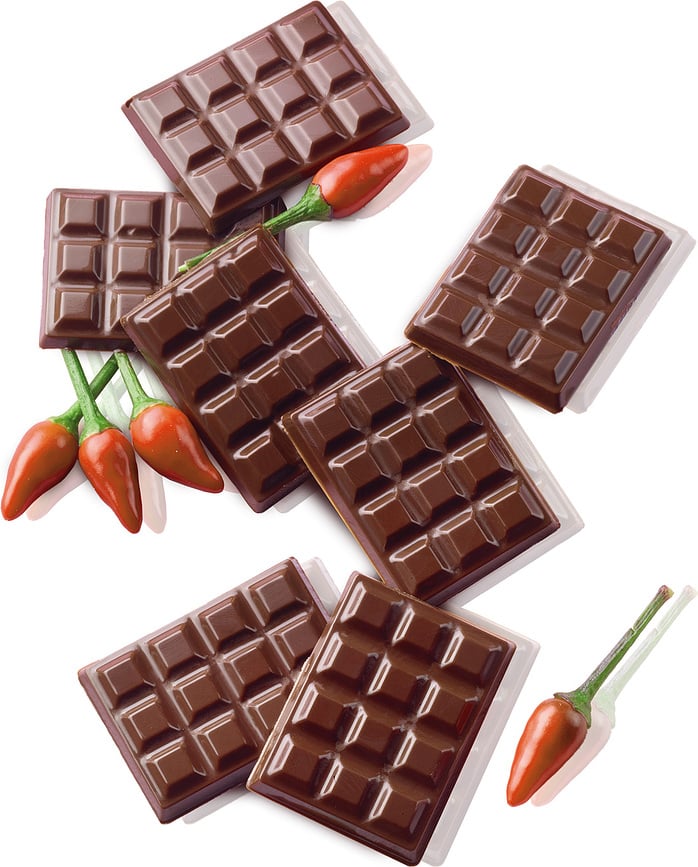 Molde de silicona Scg11 Tablette, para chocolates