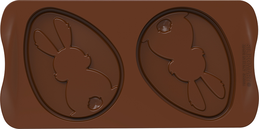 Molde de Silicona Silikomart Choco Uovo, para bombones